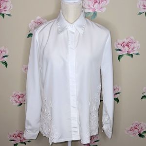 Elizabeth Williams Buttons on the Front Shirt.   BB-13